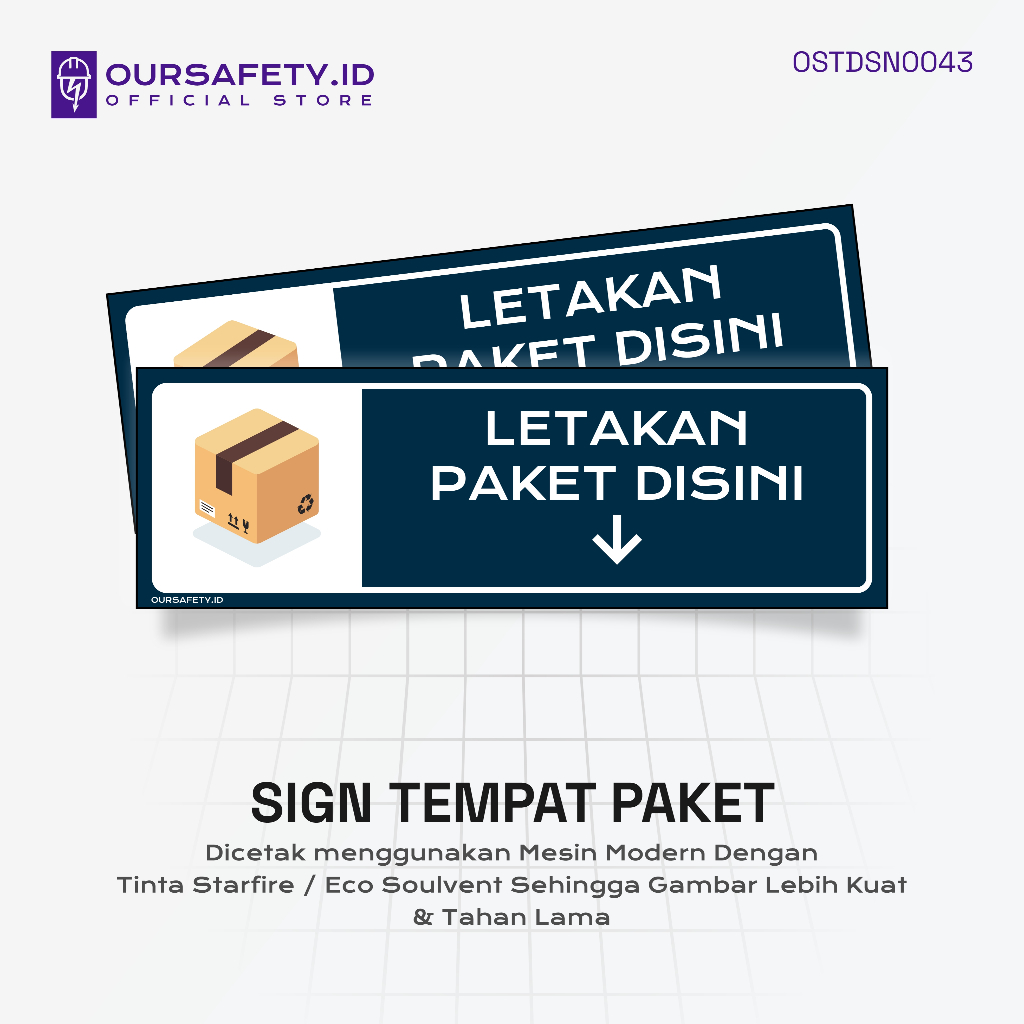 

Stiker Sign Letakan Paket Disini | Penanda Tempat Paket | PREMIUM - OURSAFETY.ID