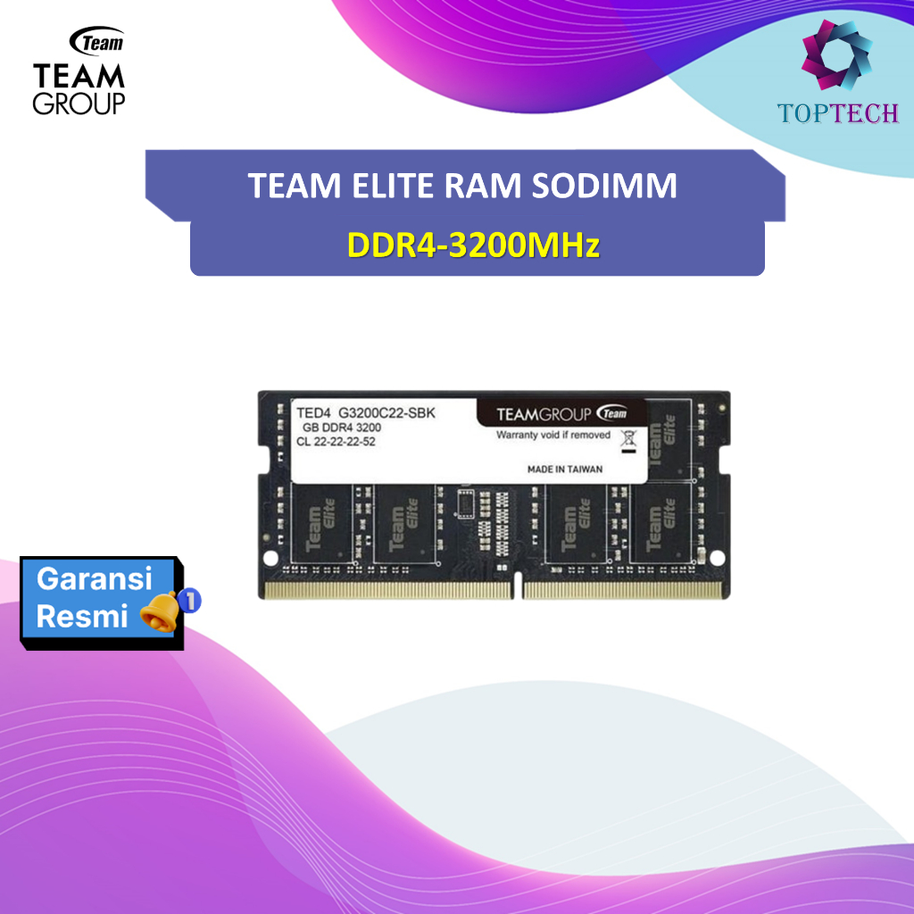 TEAM ELITE RAM SODIMM DDR4-3200MHz