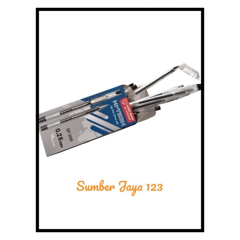 

[ 12pcs ] Pulpen HI-TECH SAFARI | HI-TECH SAFARI 0.28 | HITAM BIRU