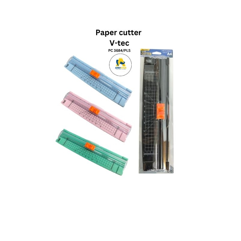 

Alat Pemotong Kertas / Paper Cutter / Paper Trimmer Kertas V-TEC PC 3684 A4