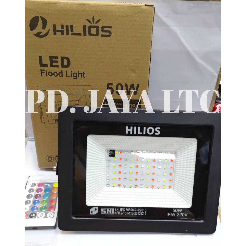 Hilios Lampu Sorot LED Flood Light IP65 50W - WP50W RGB