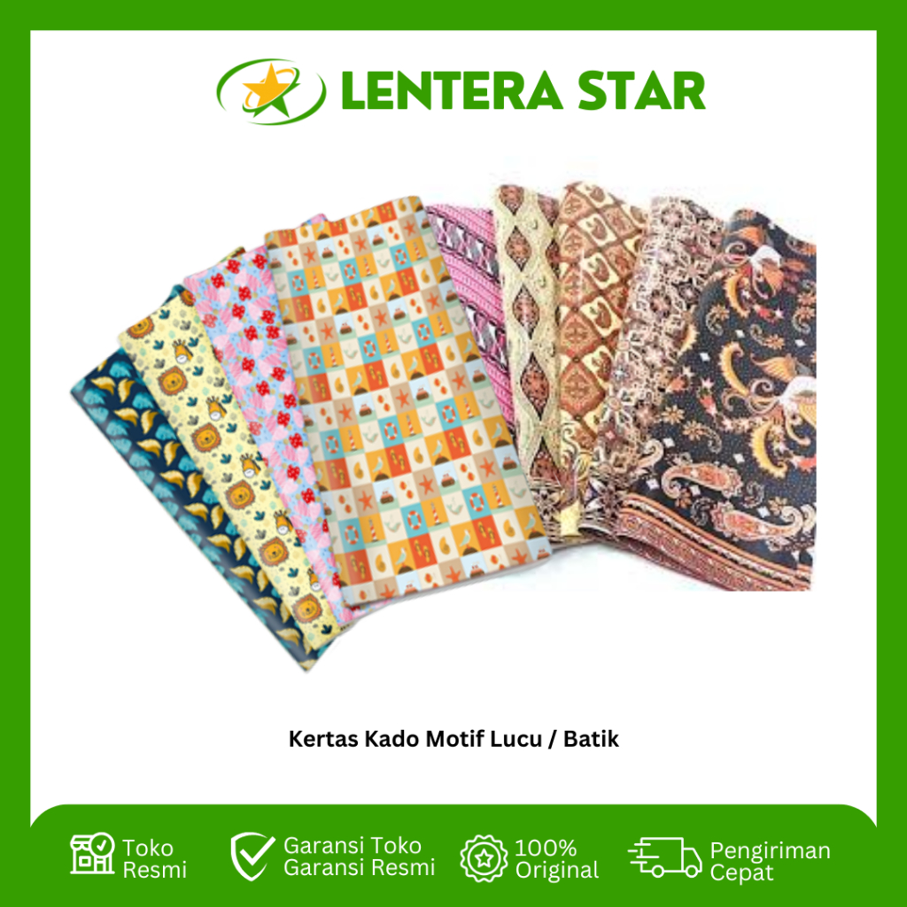 

Kertas Kado Motif Lucu / Batik