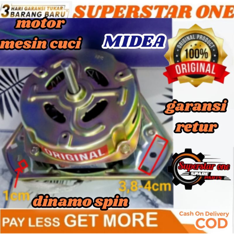 dinamo spin/pengering mesin cuci MIDEA 2 TABUNG