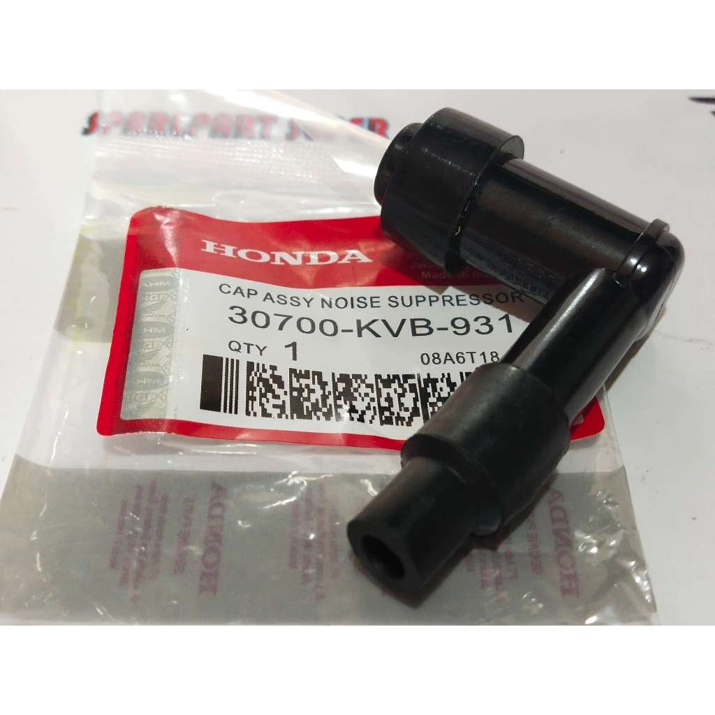 TUTUP BUSI VARIO 110 PART KVB, CANGKLONG BUSI SEPEDA MOTOR HONDA VARIO 110