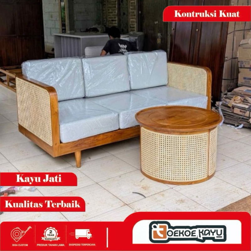 kursi tamu sofa kursi sofa rotan kursi rotan kursi tamu rotan kursi tami kayu jati