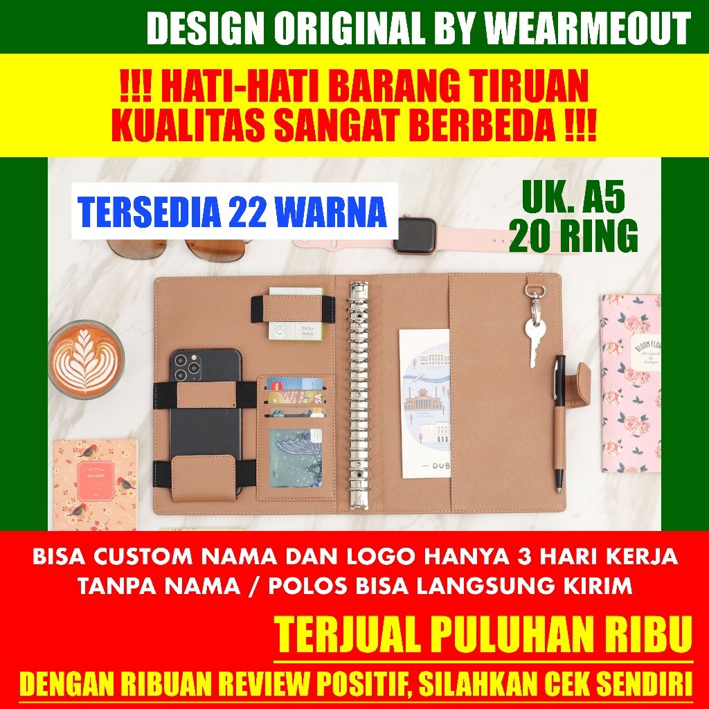 

[ BISA CUSTOM NAMA & LOGO ] BINDER A5 dan A6 ANTIMAINSTREAM Vol. 2 GRATIS CUSTOM NAMA 8 HURUF / AGENDA KULIT / BUKU KULIAH KANTOR / Binder Ekslusif A5 20 Ring / Agenda Custom Berkualitas / Binder Kulit / Souvenir Kantor