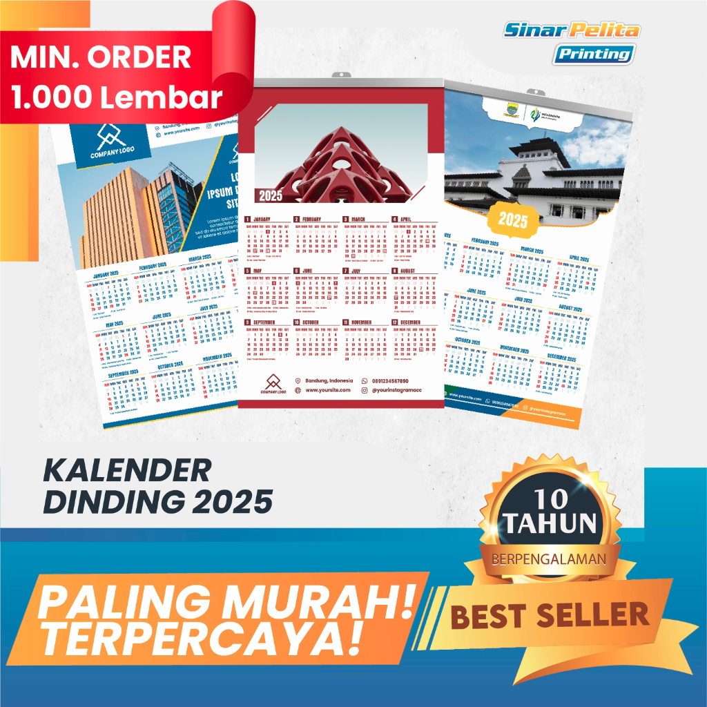 

Kalender Dinding 1 Lembar 12 Bulan | Kalender Dinding Custom Design Uk. 32 x 50 cm