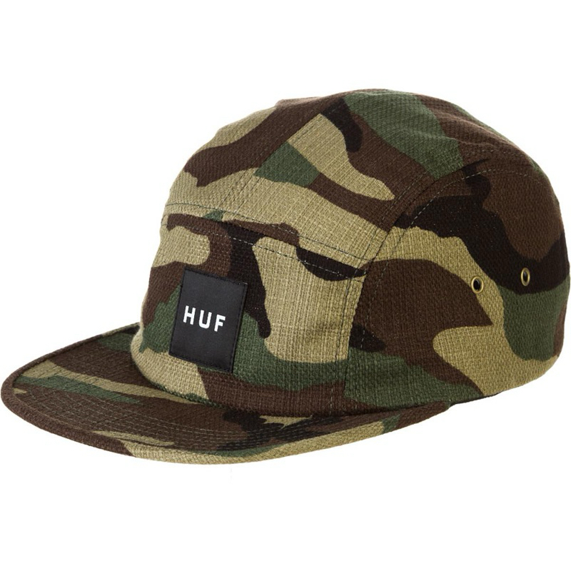 Topi HUF 5 Panel Camo Bekas