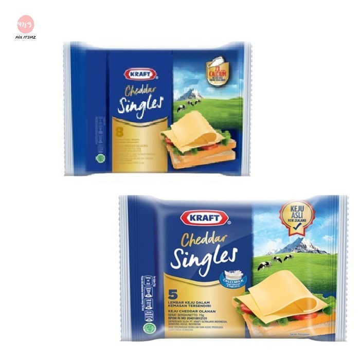 

KRAFT CHEESE SINGLE - KRAFT CHEESE SINGLE 8 SLICES 120 gram - KRAFT CHEESE SINGLE 5 SLICE 75 gram 5 SLICES