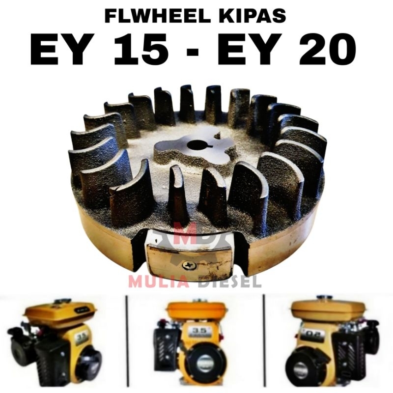 Flywheel Roda Gila Gendang Askruk Mesin Penggerak ROBIN EY15 EY20