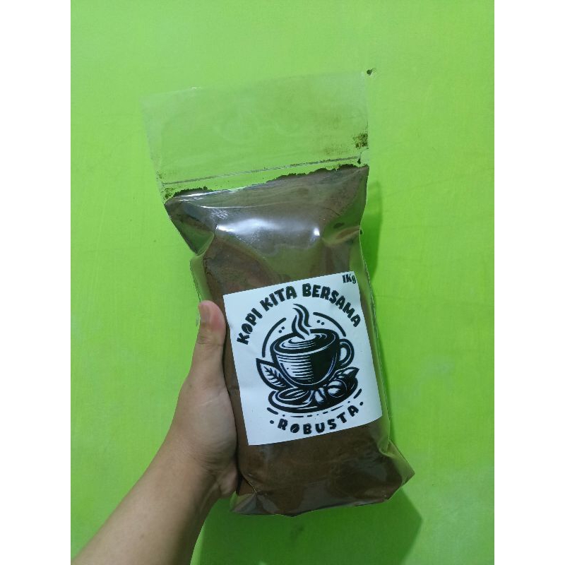 

kopi bubuk robusta hitam 1 kg