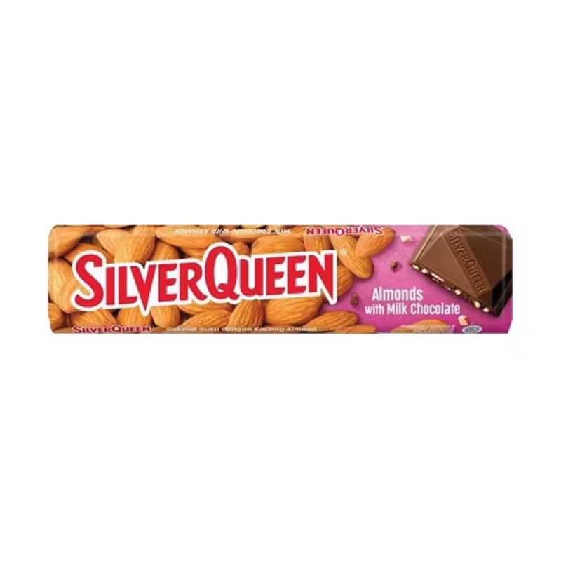 

SILVER QUEEN COKLAT ALMOND 55 GR