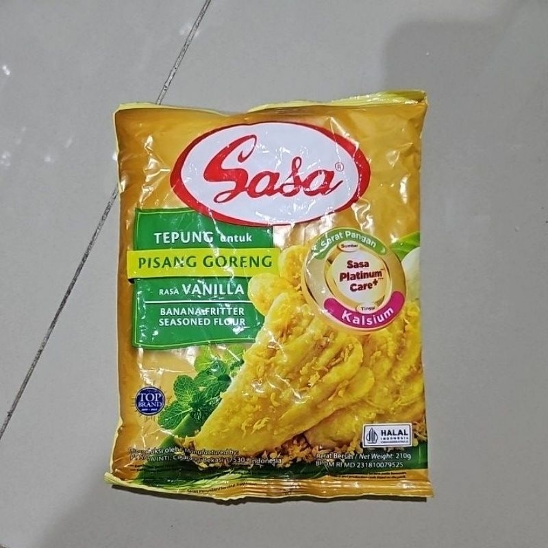 

Sasa Tepung Pisang Goreng Vanilla 210gr