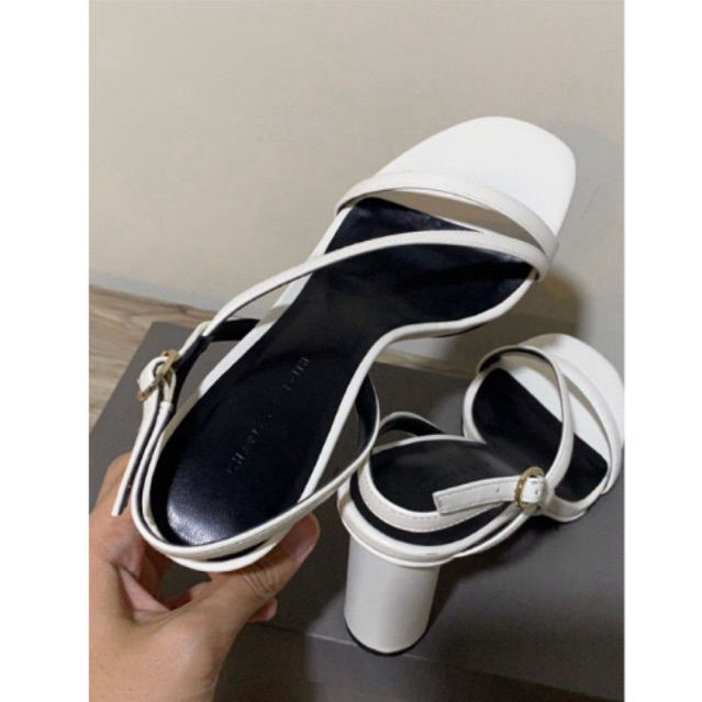 Charles & Keith Heels White