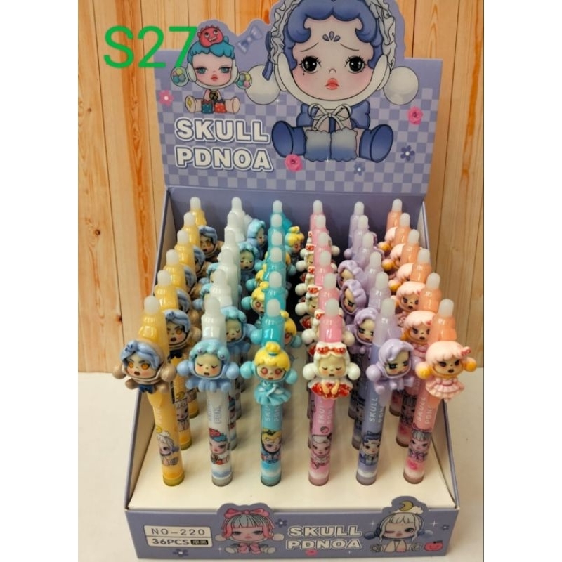 

1 BOX PEN HAPUS SKULL PANDA ISI 36