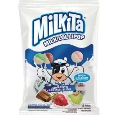 

permen milkita lollipop 175gr