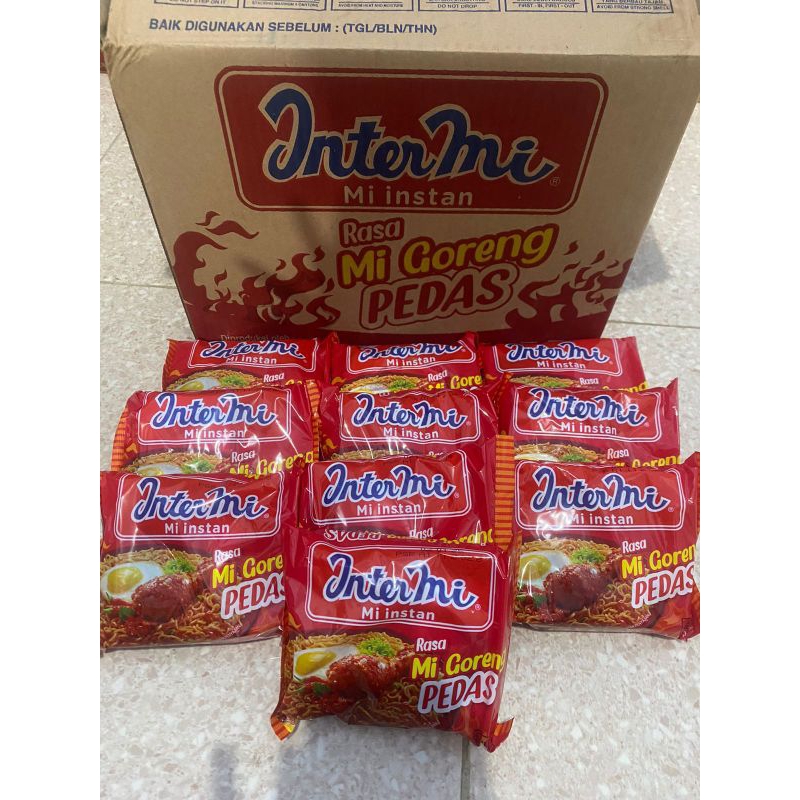 

[1 Dus isi 40] Intermie goreng pedas 1 dus isi 40 Pc 60 gr