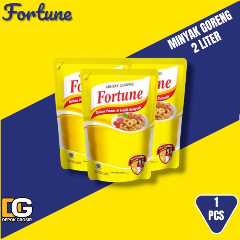 

Fortune Cooking Oil Pouch 2 liter - Minyak Goreng