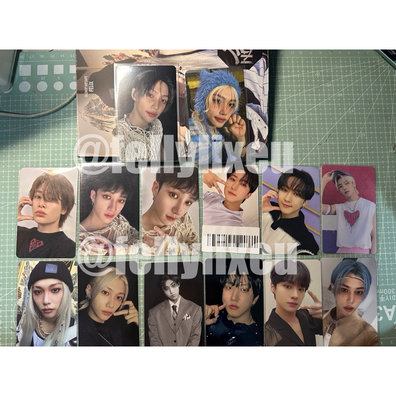 (read desc)photocard stray bb kids bang chan lee know hyunjin changbin felix I.N ayen withmuu swkr l