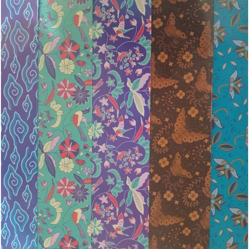 

kertas kado sidu motif batik per lembar