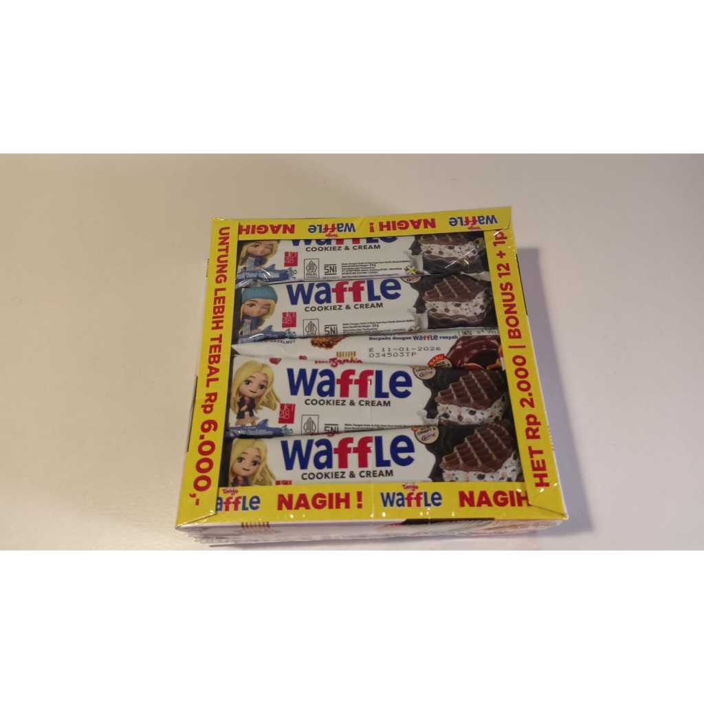 

Tango Waffle Cookies & Cream 25gr (1 Box isi 12)