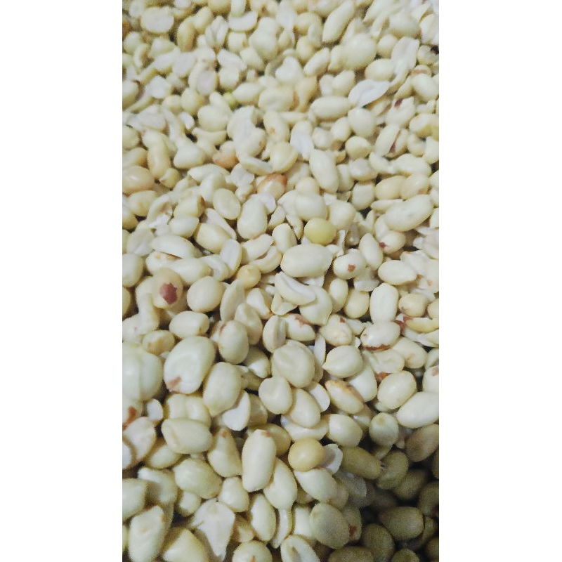 

kacang kupas mentah 1kg putih