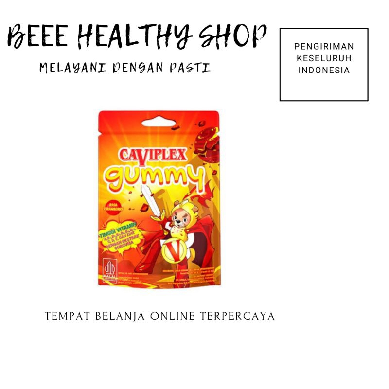 

CAVIPLEX GUMMY STRAWBERRY HARGA SACHET