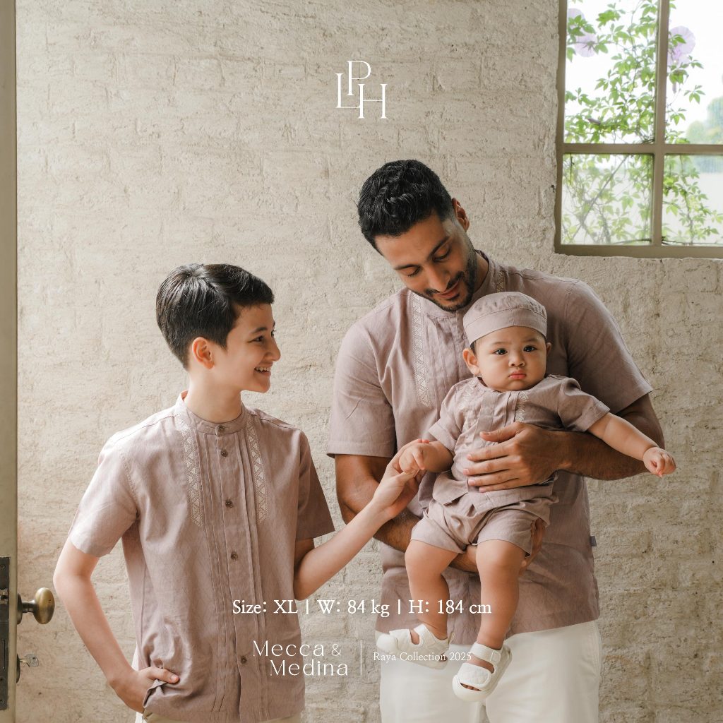 Little Palmerhaus - Raka Dad Koko Shirt Barra Koko / Baju Koko Ayah Pria Dewasa Raya Lebaran Ramadha
