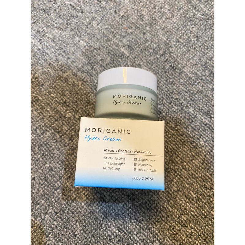 PRELOVED MORIGANIC Hydro Cream Moisturizer - Niacinamide, Centela Asiatica, and Hyaluronic Acid - Pe