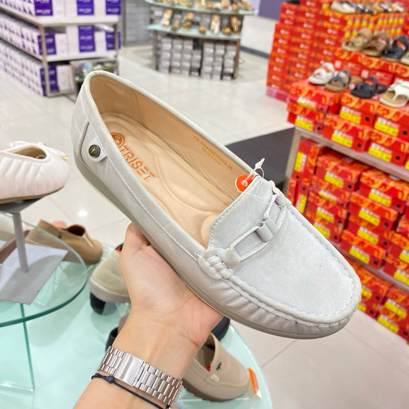 Triset sepatu selop moccasin wanita original