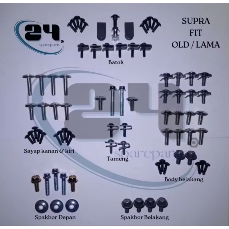 BAUT BAUD FULL SET FULL BODY MOTOR SUPRA FIT LAMA OLD BAUT BAUD FULL SET FULL BODY MOTOR SUPRA FIT L