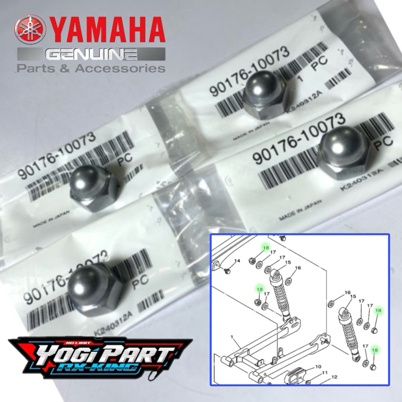 MUR SHOCK SOK BELAKANG RXKING RXK RXS YT115 RXZ ORIGINAL