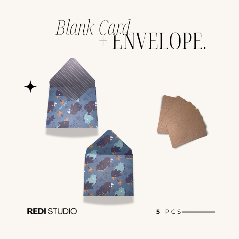 

[REDISTUDIO] Kartu Ucapan dengan Amplop / kartu ucapan ulang tahun / kelahiran / hadiah / gift card / greeting card envelope / present
