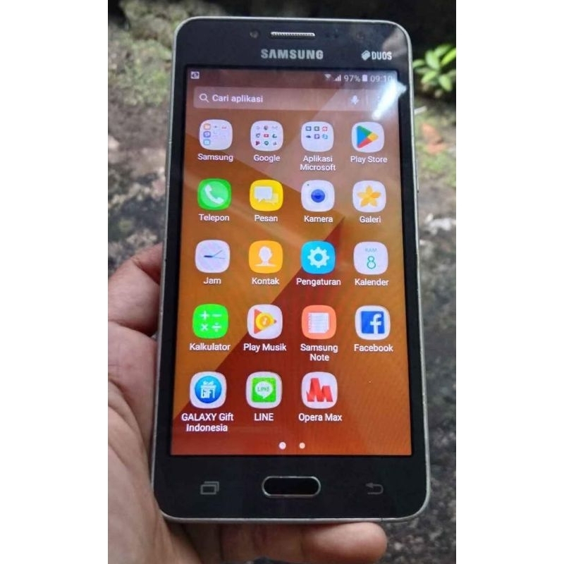 Samsung j2preme,j300 hp bekas rasa baru