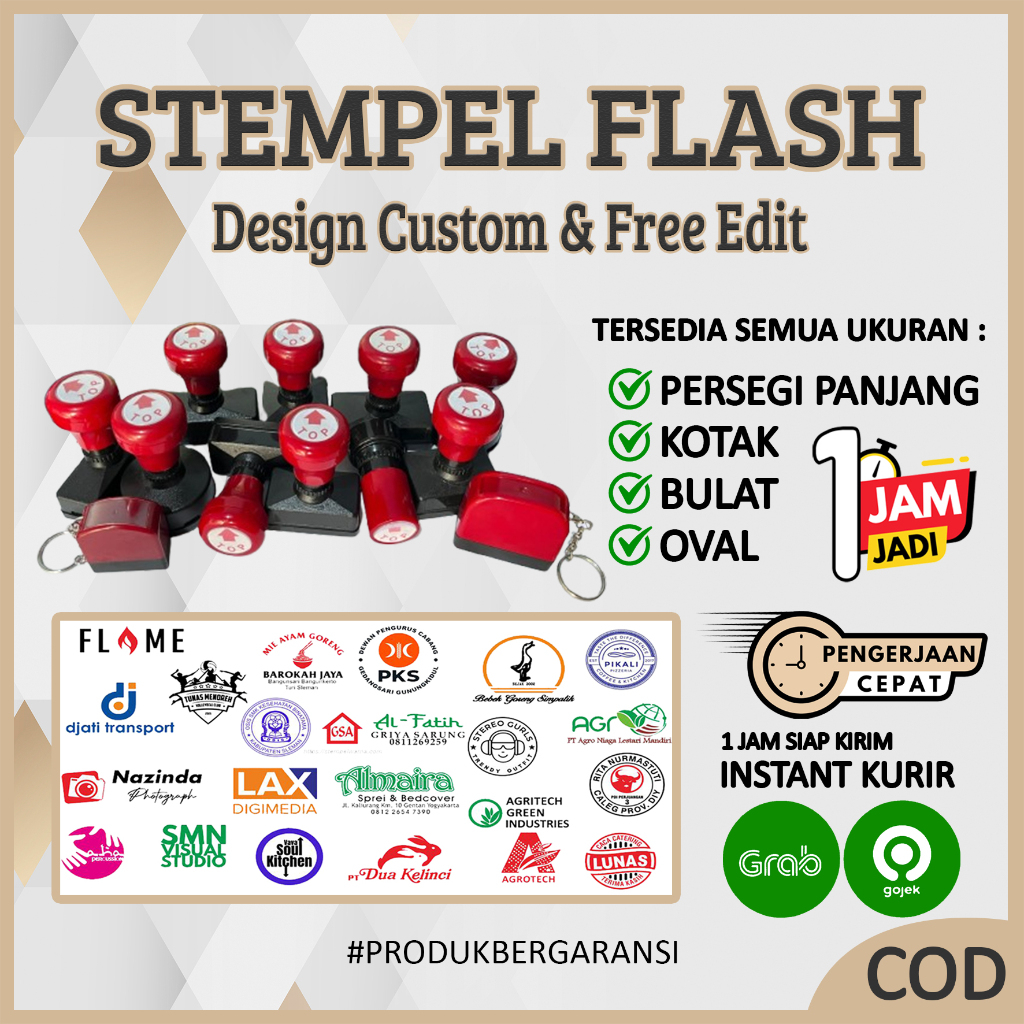 

CK15 Stempel Flash, Stempel Custom, Stempel Otomatis, Free Desn / Edit