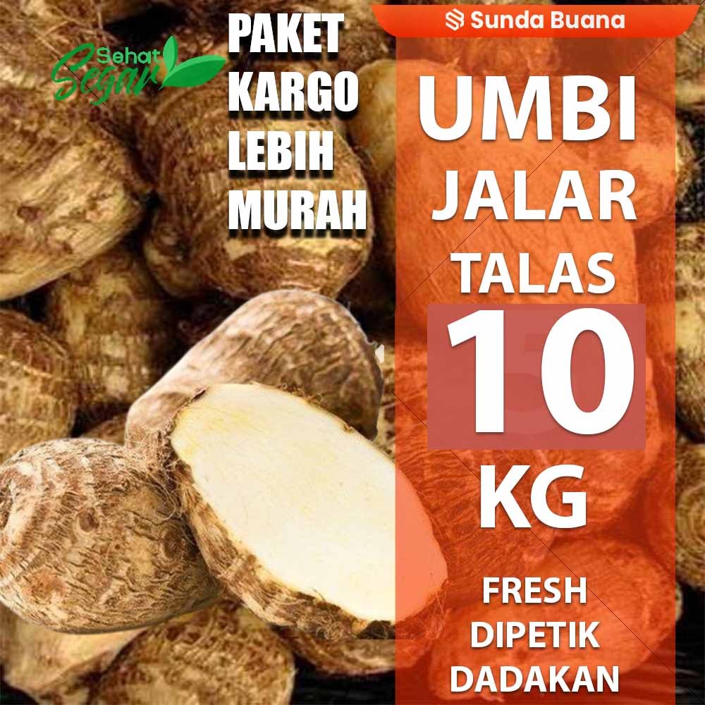 

Paket kargo Umbi Jalar Talas Kimpul 10 kg