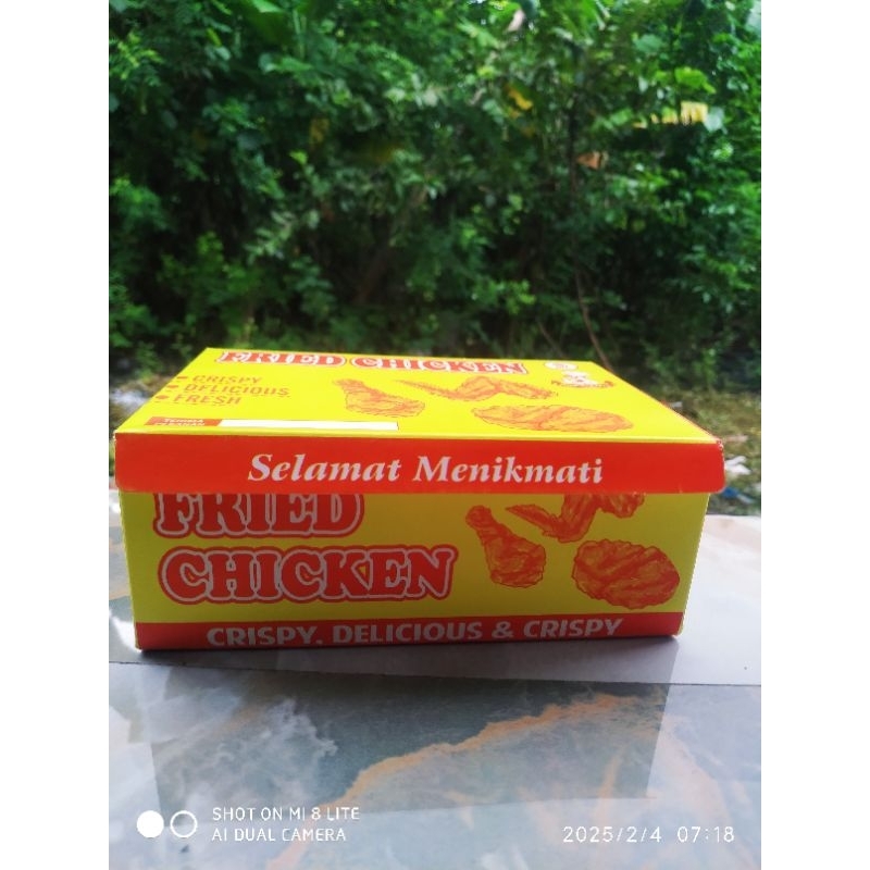 

dus kotak kemasan KFC ( tebal) 50 lembar