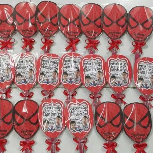 Undangan ultah spiderman