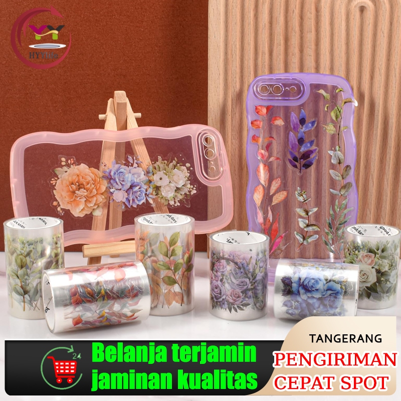 

Roll Sticker 2 Meter*50mm Bunga Flower Stiker Estetik/Bunga Hiasan