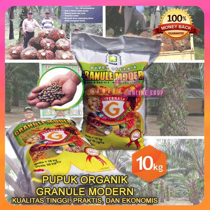 2 sak/20kg pupuk organik/GRANUL NASA/SGRAN NASA/ORIGINAL PRODUK NASA