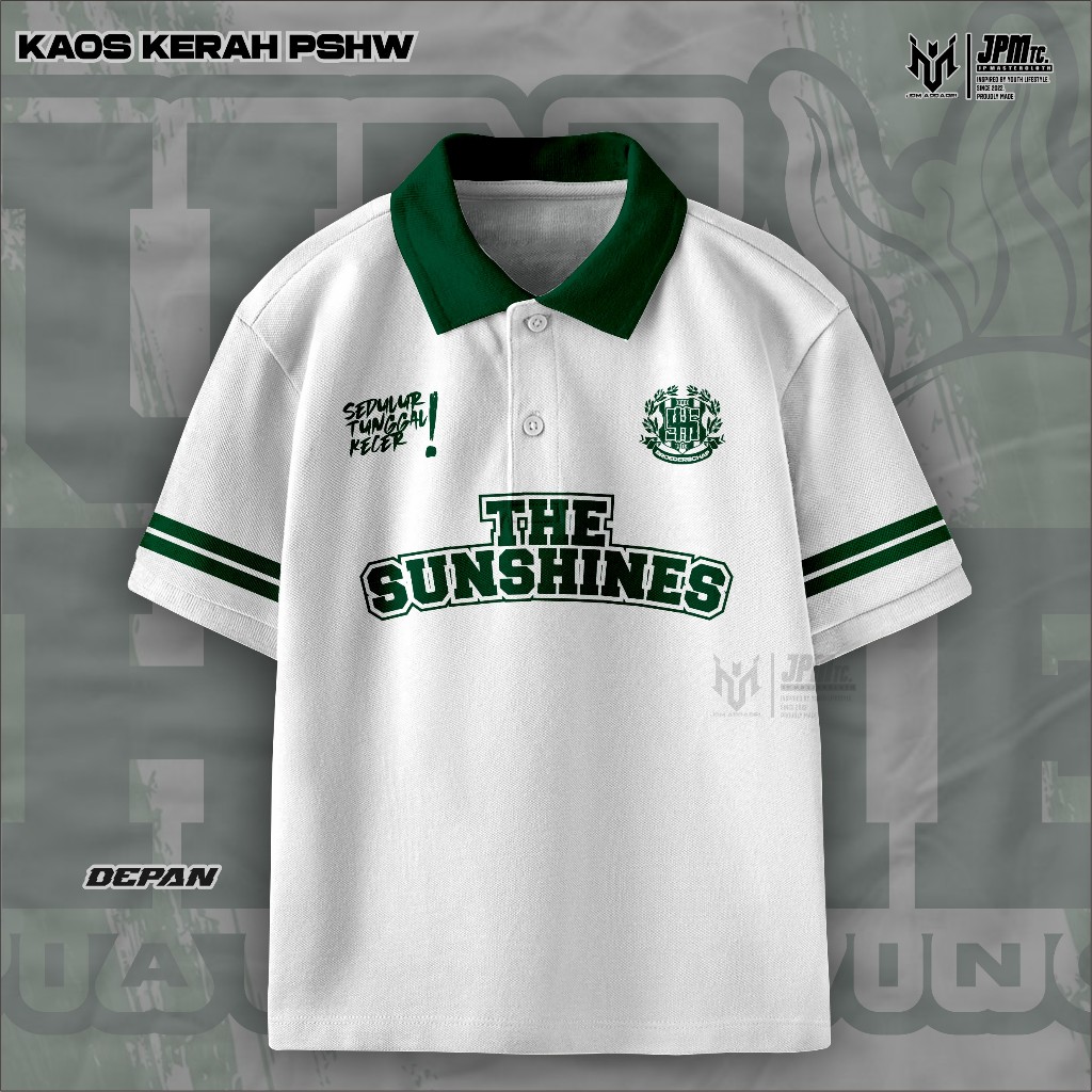 Kaos Kerah PSHWTM The Sunshines - Kaos Polo PSHW - Kaos PSHW Winongo