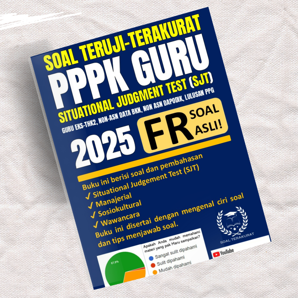 Buku PPPK Guru tahun 2025 - Untuk semua formasi guru SD, SMP, SMA/SMK