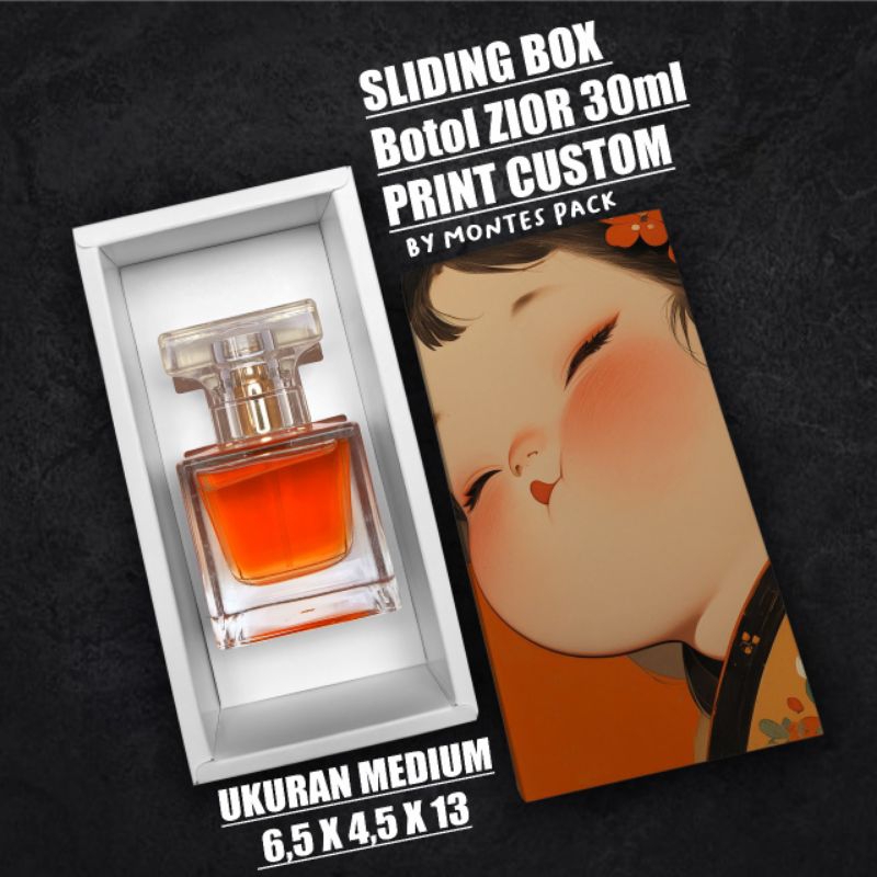 

BOX SLIDE CUSTOM PRINT / UNTUK BOTOL Zziorr 30ML