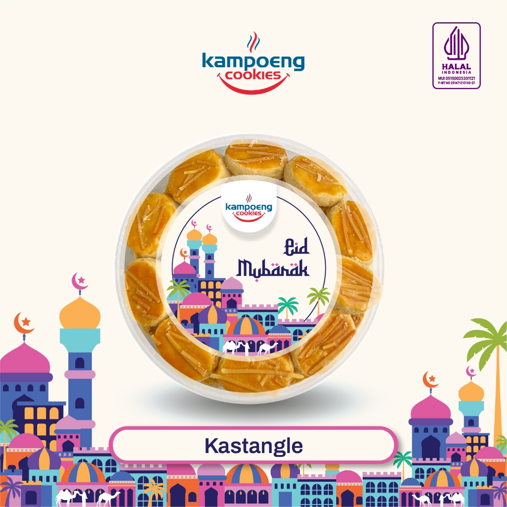 

Kue Kering Kastangel Premium Kampoeng Cookies Lebaran Berat 500 gr