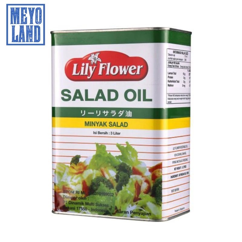 

Lily Flower Flowers Minyak Salad Oil Kaleng 3 Liter ltr L 3Liter 3ltr 3L Minyak Sayur