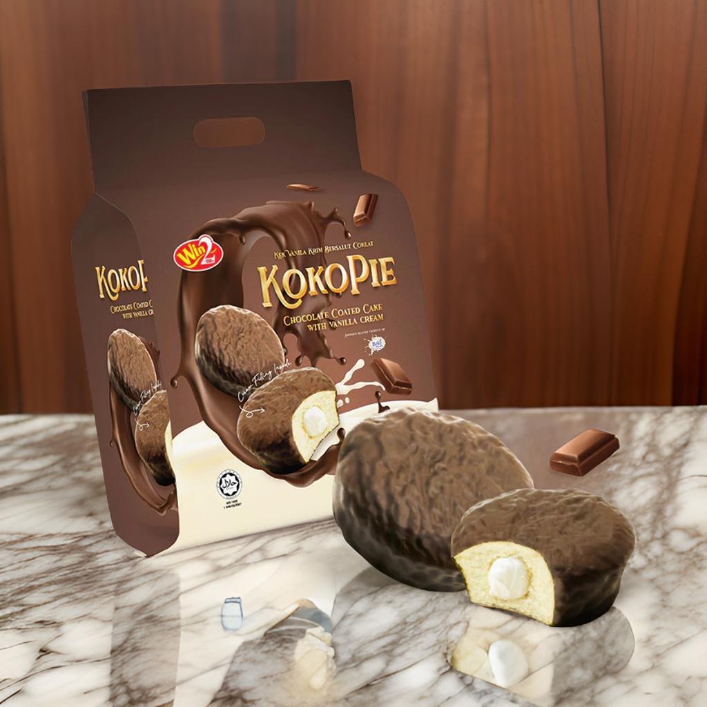 

Win Win Kokopie Choc With Vanilla Cream (20g x 10 Packs)