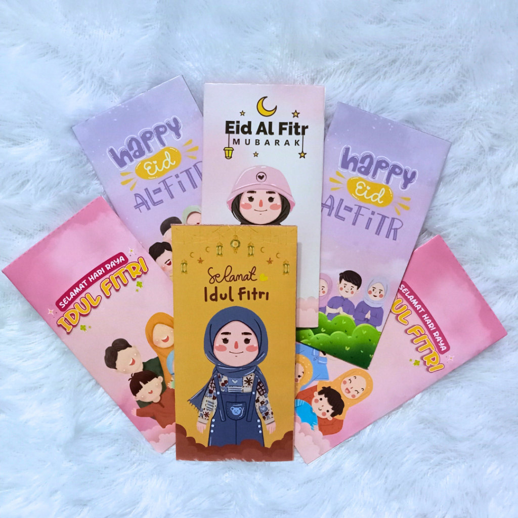 

Custom Amplop 1 Pack isi 4 Pcs Lebaran Imlek Tahun Baru Natal Desain Sendiri