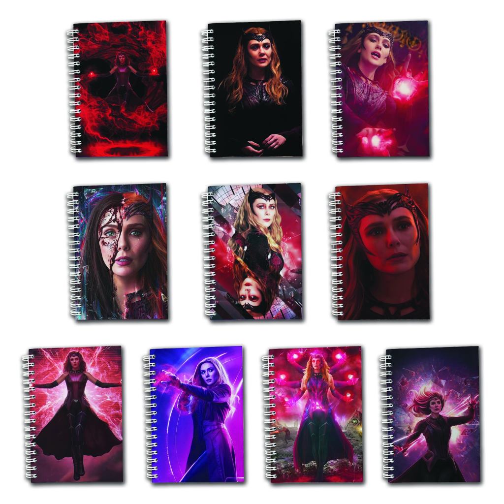 

Note Book Spiral Large (10 cm X 14 cm) Edisi Wanda Maximoff #2 / Notebook A6 Custom / Seminar Kit Surabaya