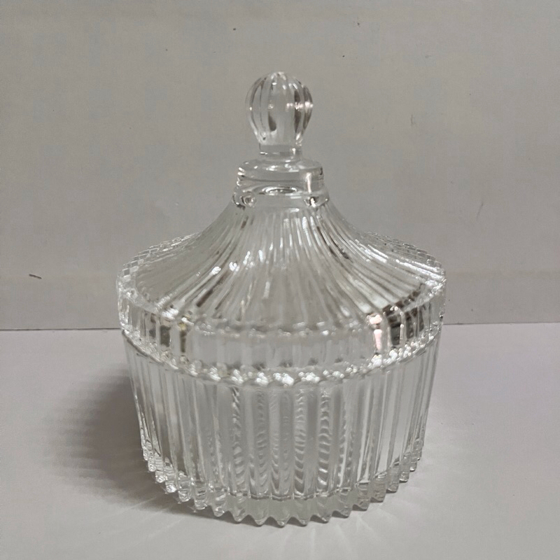 Candy Jar Besar/ Toples Kristal Kaca / Glassware Jar Crystal Candy Jar / Toples Kaca Permen Hadiah S