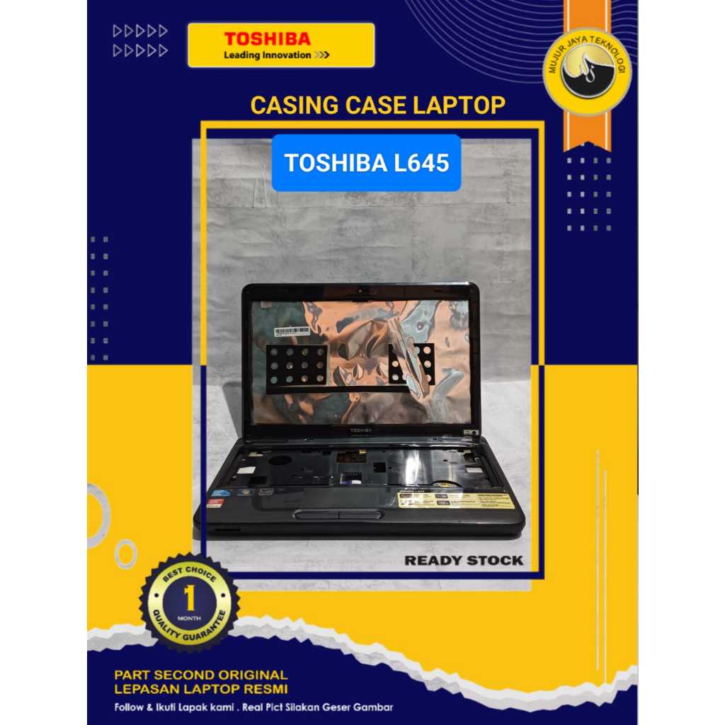 Casing Case Cassing Kesing Laptop L640 L645 L645d Second Original Kokoh Aman Fullset